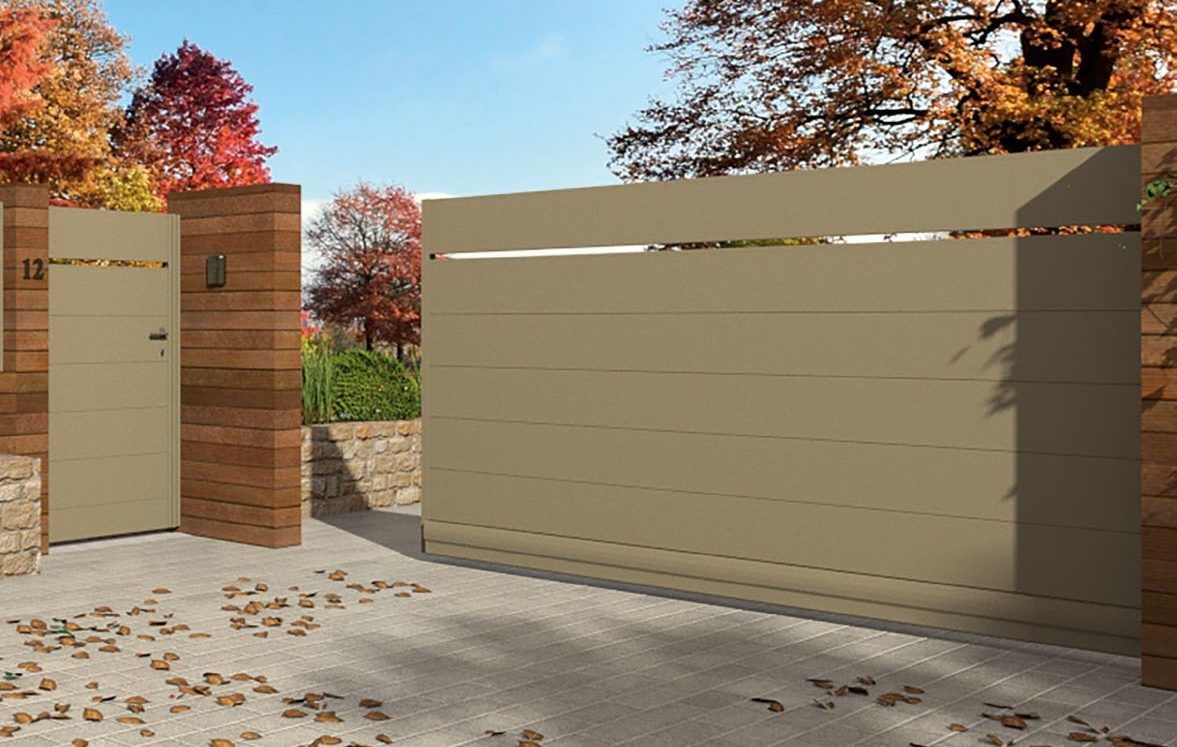 Portail aluminium sur-mesure — Bruay-la-Buissière